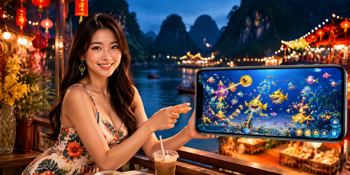 Người chơi tại Ninh Bình thưởng thức cà phê Việt Nam trong khi trải nghiệm ban cá trực tuyến